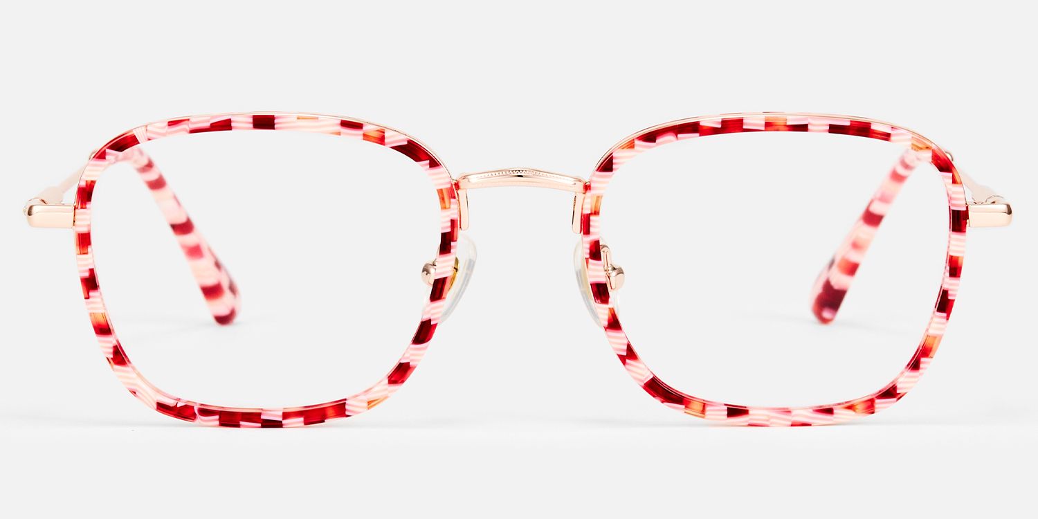 Sundance - Square Pattern Eyeglasses | Vooglam Angle View