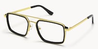 Navigator - Aviator Black Eyeglasses - 3
