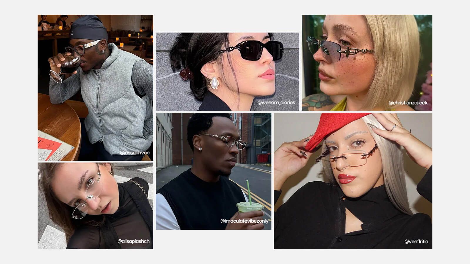 kols with vooglam and tbg eyewears for daily outfits