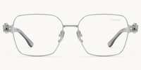 The Architect - Rectangle Silver Eyeglasses - 1