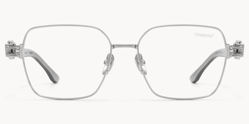 The Architect - Rectangle Silver Eyeglasses