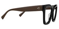 Clara - Square Brown Eyeglasses | Vooglam 