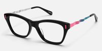 Hype - Square Black Eyeglasses