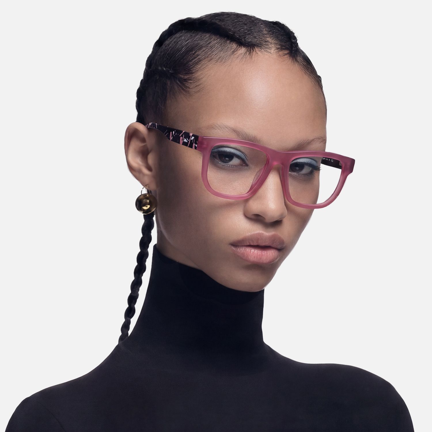 Explore the design story of Nocturnal - Geometric Purple Eyeglasses | Vooglam