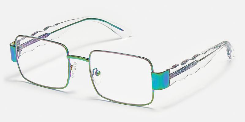 Odelya - Rectangle Multicolor Eyeglasses