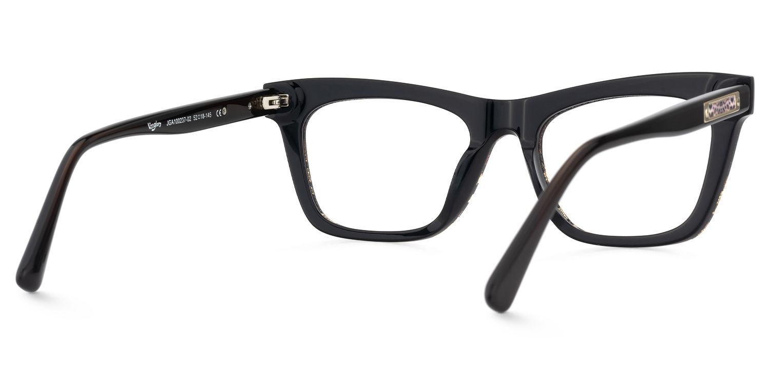 Calico Square Two-tone Eyeglasses Vooglam