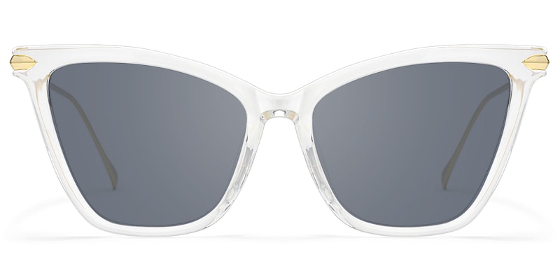 Hilary Clear Butterfly Prescription Sunglasses