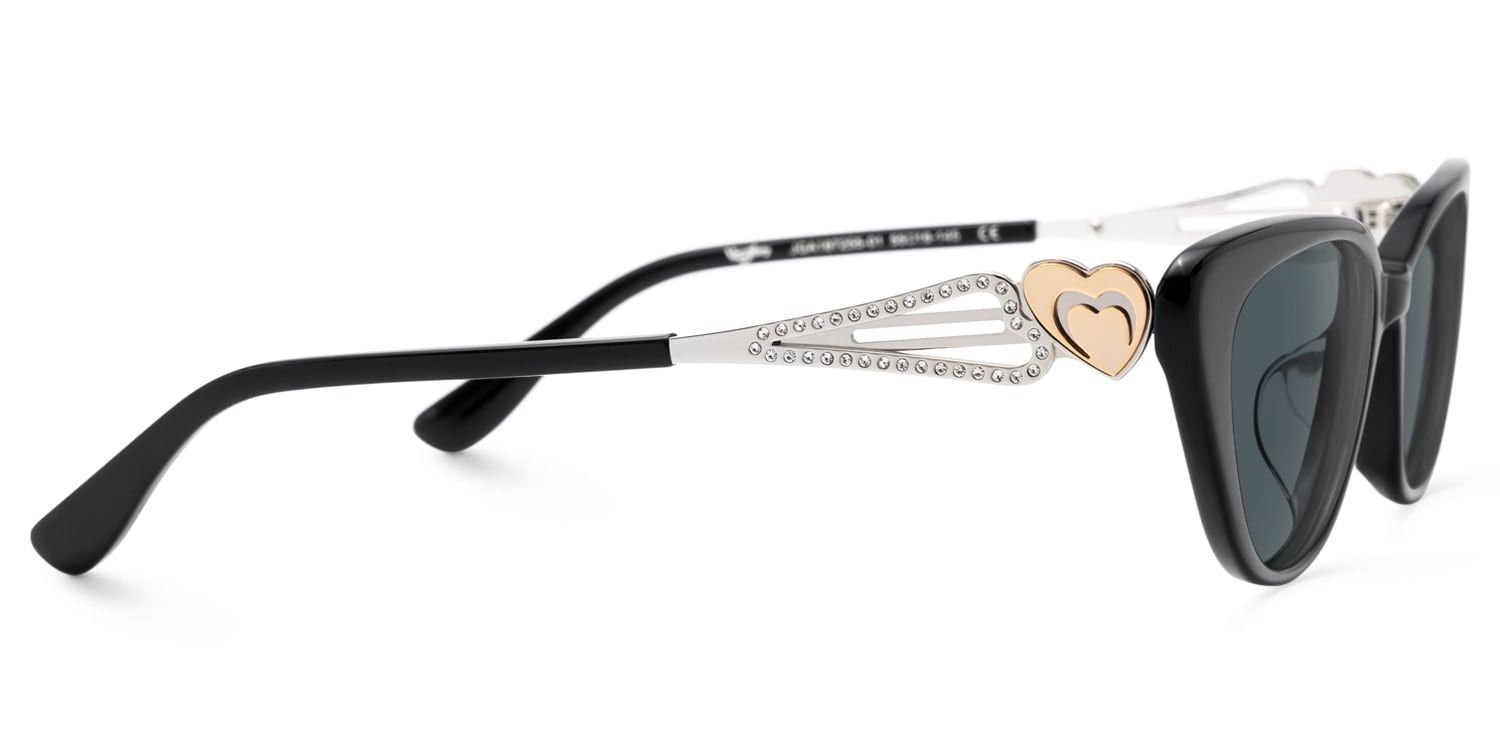 Naoya - Cat Eye Black Sunglasses | Vooglam 4