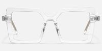 Eilis - Square Crystal Acetate Eyeglasses | Vooglam Angle View