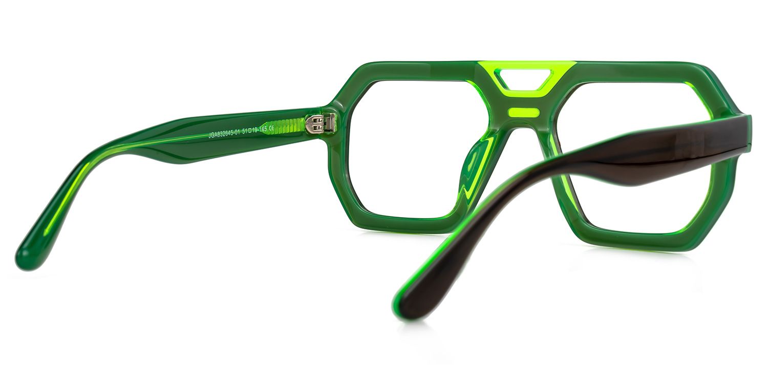 Ebbo - Aviator Black Eyeglasses | Vooglam Side View
