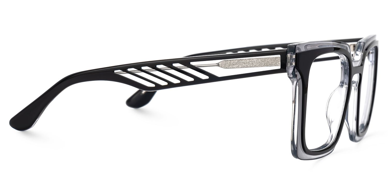 Fenicia - Square Black/Crystal Eyeglasses product detail 4