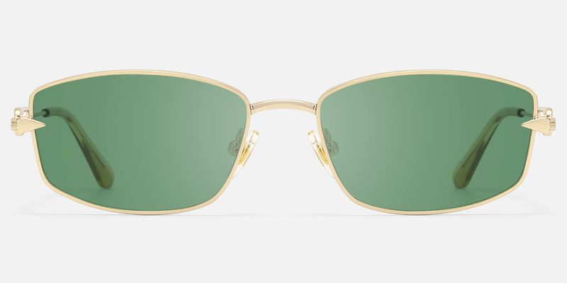 Bladework - Rectangle Gold Sunglasses