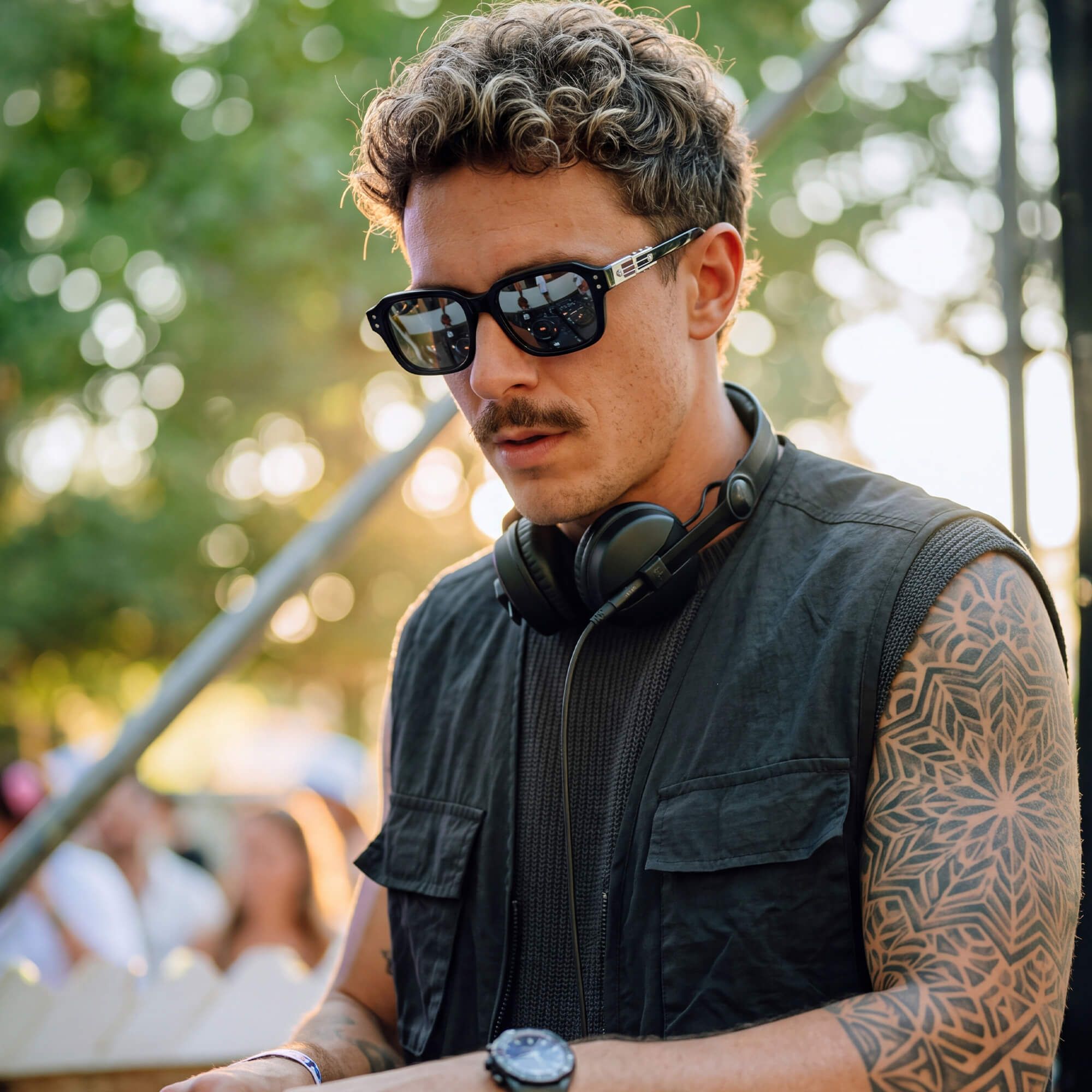 Brand Story: Behind the design of Anacortes - Mirrored Black Guitar Temple Shades by Vooglam