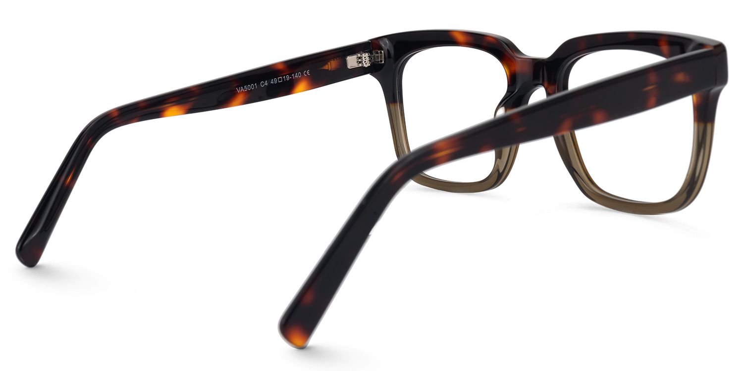 Elisedd - Square Brown/Tortoise Eyeglasses product detail 3