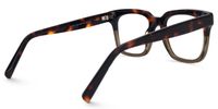 Elisedd - Square Brown/Tortoise Eyeglasses | Vooglam Side View