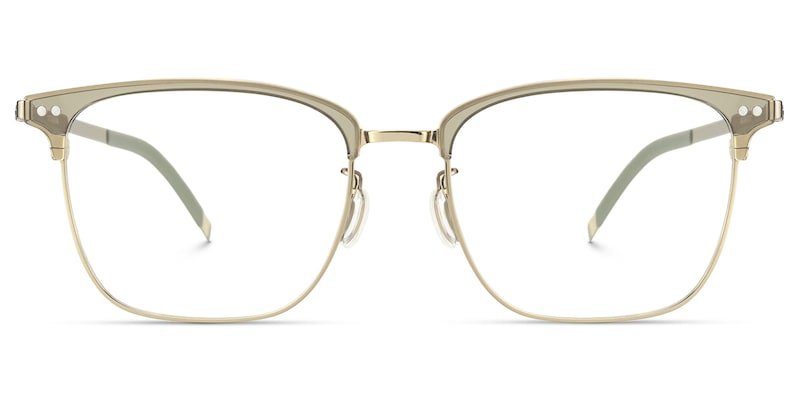 Chord - Rectangle Green Eyeglasses