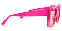 Esadowa - Square Pink Sunglasses - 4