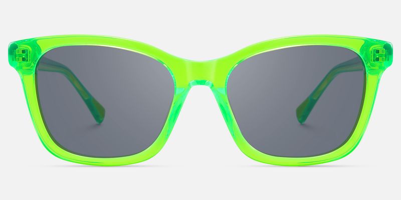Coexist - Rectangle Green Sunglasses by Vooglam