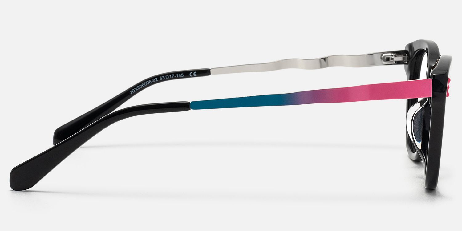 Hype - Square Black Eyeglasses product detail 3