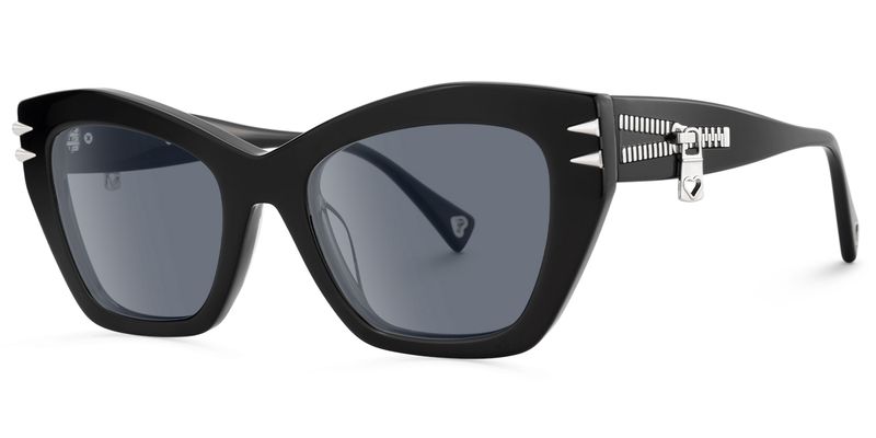 Manon - Cat Eye Black Sunglasses