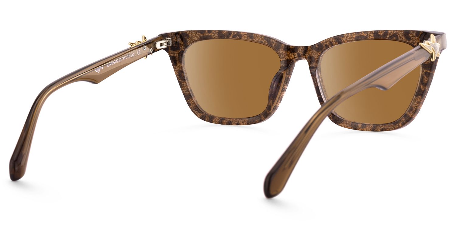 Jaiana - Cat Eye Animal Sunglasses | Vooglam Side View