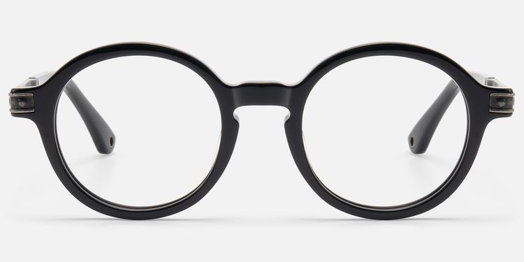 Lennon - Vintage Metal Black Retro Round Frames | Vooglam