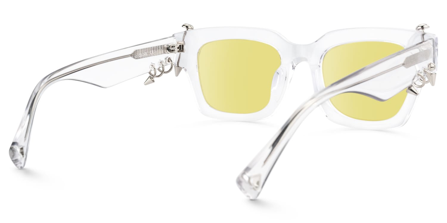 Sabrina - Rectangle Crystal Eyeglasses