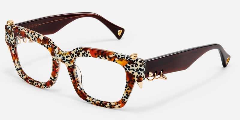 Sabrina - Rectangle Pattern Eyeglasses