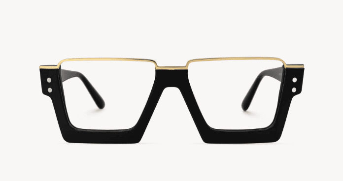 vooglam semirimless black thick glasses