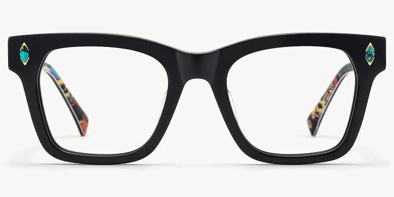 Adinkra - Square Black Eyeglasses