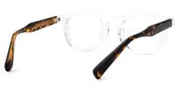 Hachirou - Geometric Crystal Eyeglasses | Vooglam Side View