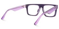 Najinca - Rectangle Pink Eyeglasses | Vooglam Side View