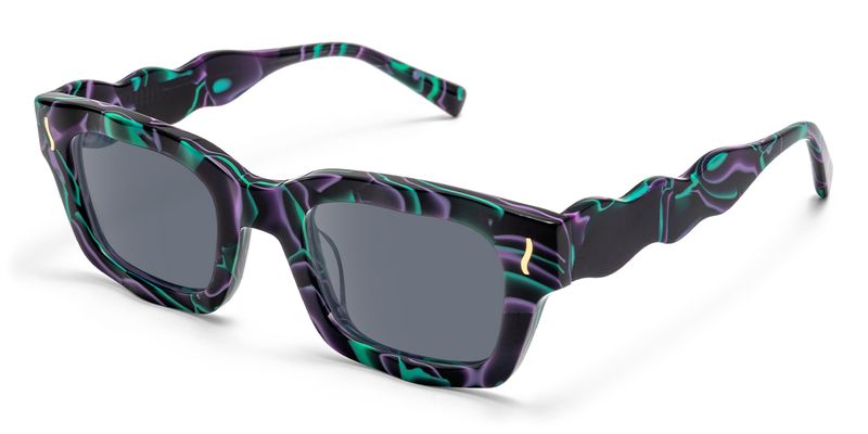 Wave - Cat Eye Pattern Sunglasses