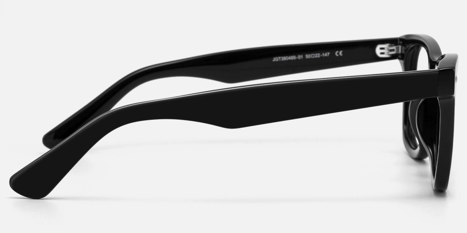 Nadia - Rectangle Black Eyeglasses product detail 3