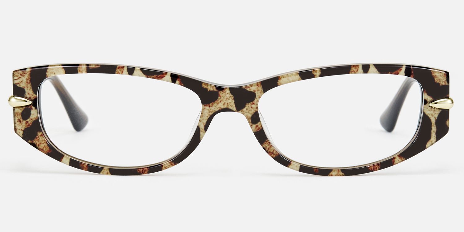 Erica - Rectangle Tortoise Eyeglasses product detail 2