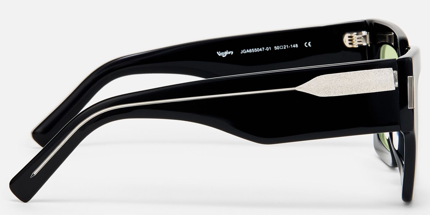 Vaeda - Square Black Sunglasses product detail 3