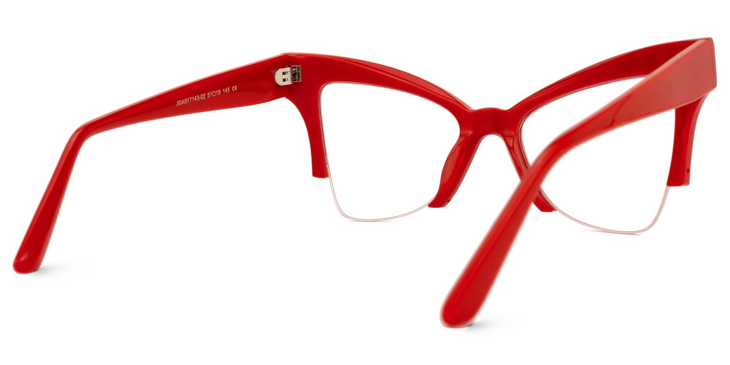 Afolabi - Cat Eye Red Eyeglasses product detail 3