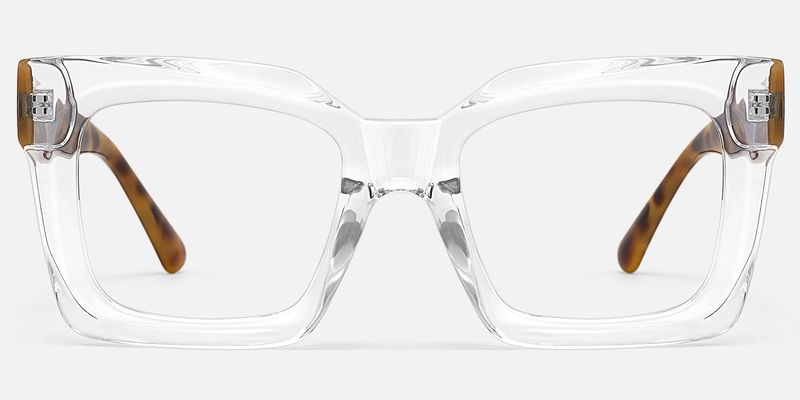 Pacheco - Clear Square Glasses Tortoiseshell Arms