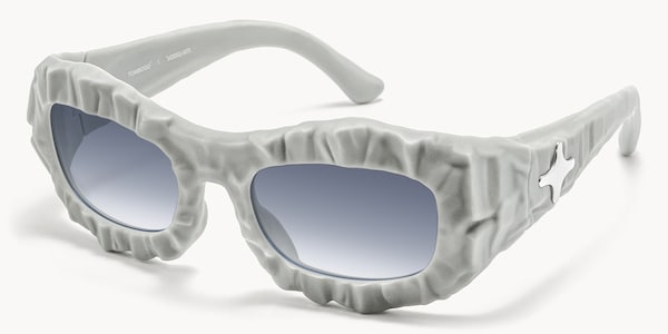 The Geologist - Geometric Gray Sunglasses