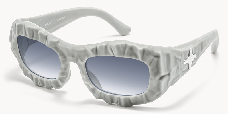 The Geologist - Geometric Gray Sunglasses