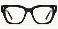 Asante - Square Black Eyeglasses - 3