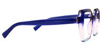 Junyin - Square Blue Eyeglasses | Vooglam