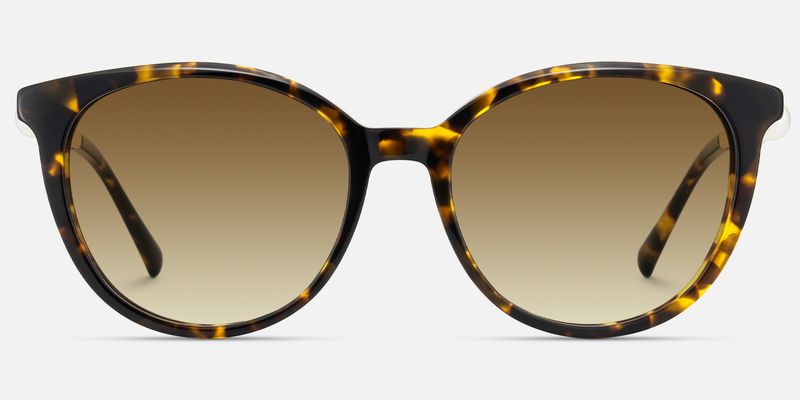 Pearl - Round Tortoise Sunglasses by Vooglam