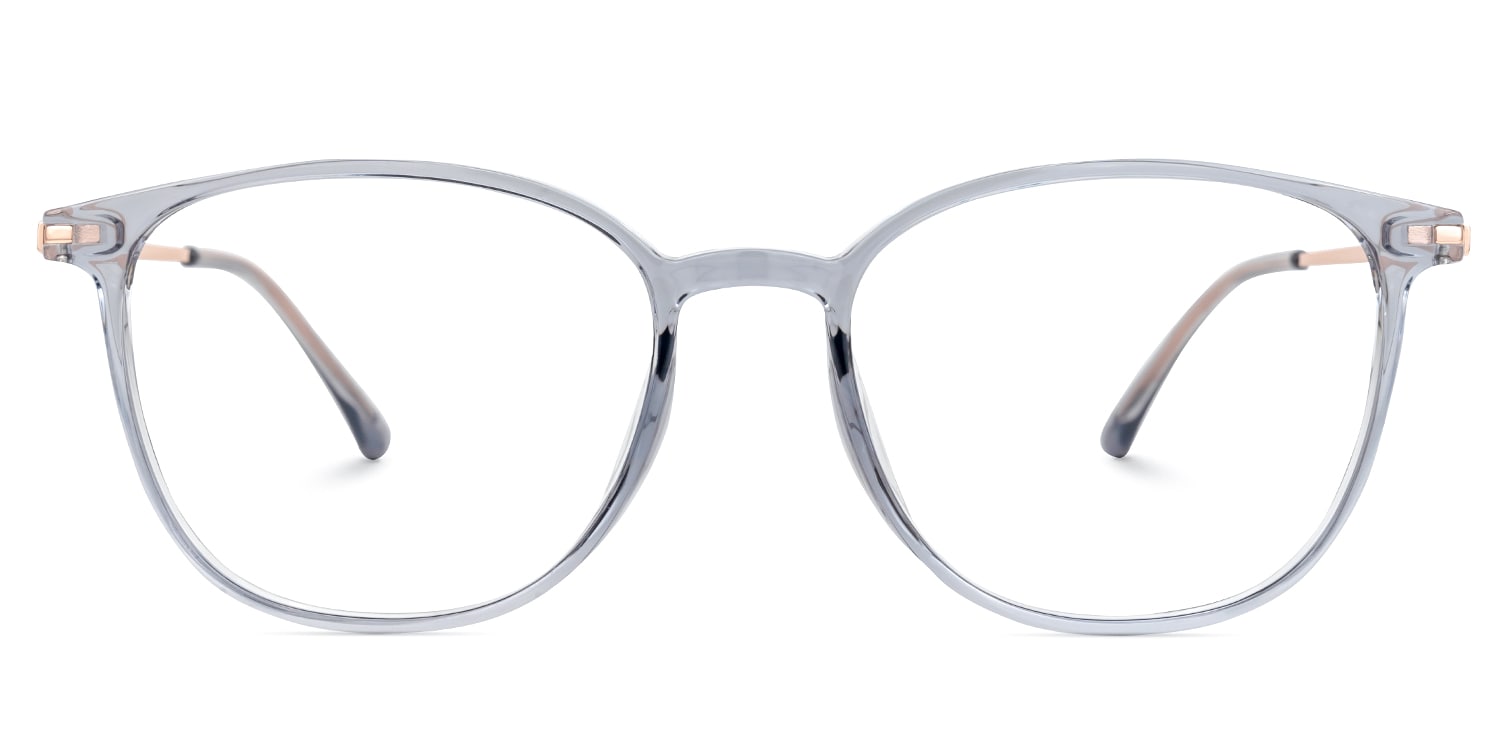 

Ebony - Round Grey Eyeglasses