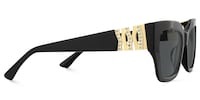 Sable - Square Black Sunglasses - 5