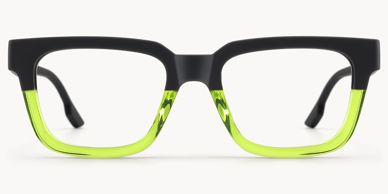 Kenty - Rectangle Black Eyeglasses