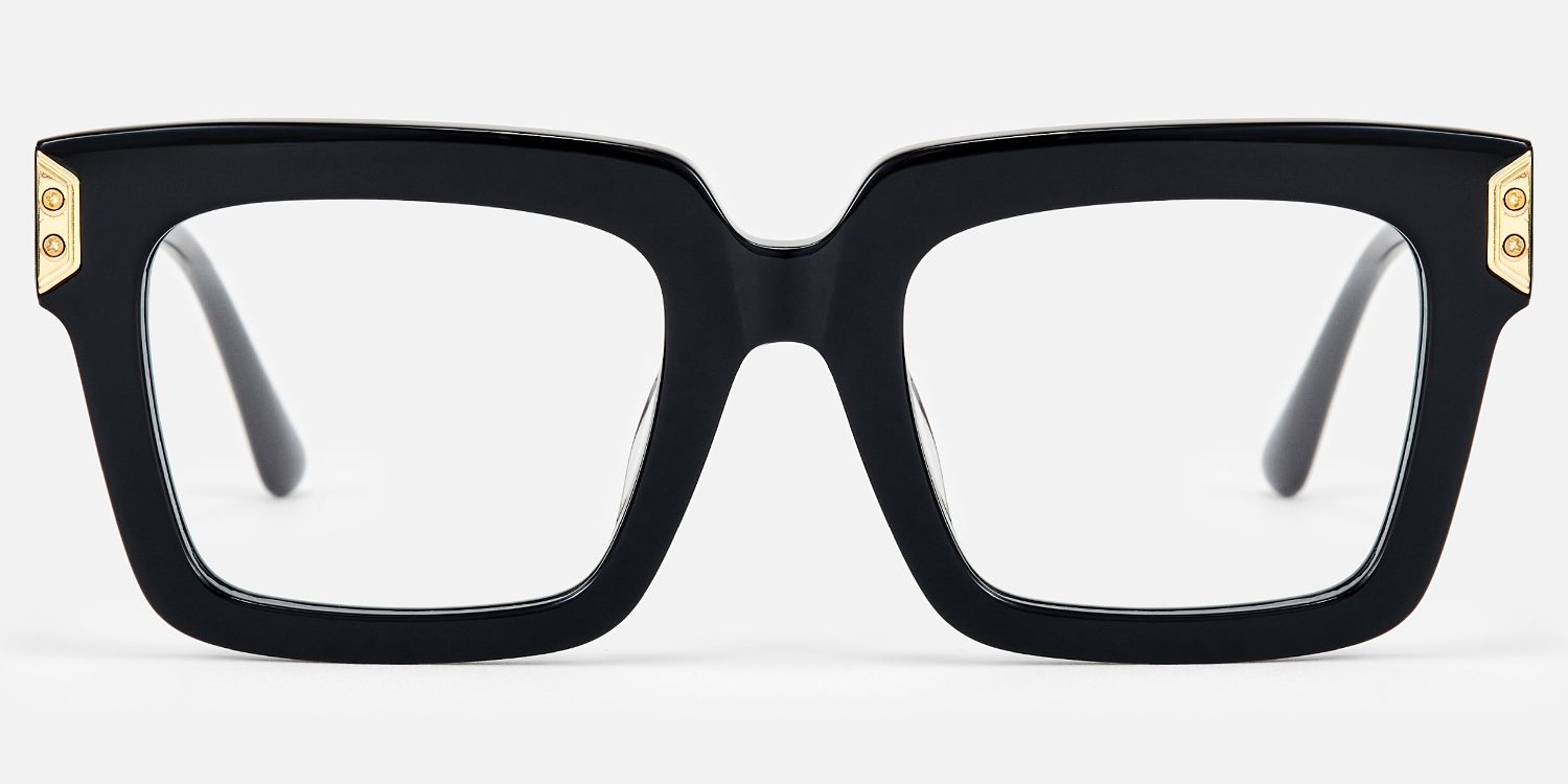 Daiane - Square Black Eyeglasses product detail 2
