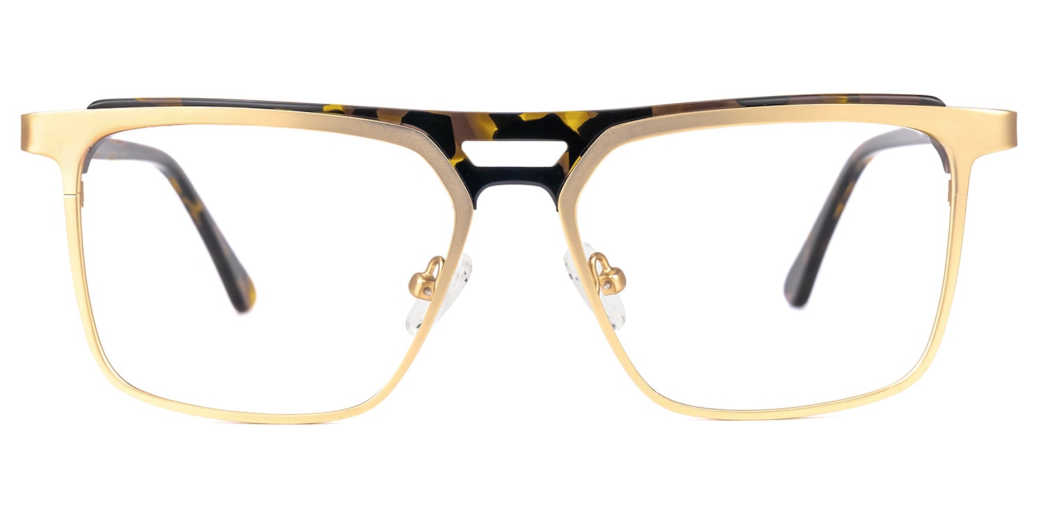 

Dempster - Rectangle Gold Eyeglasses