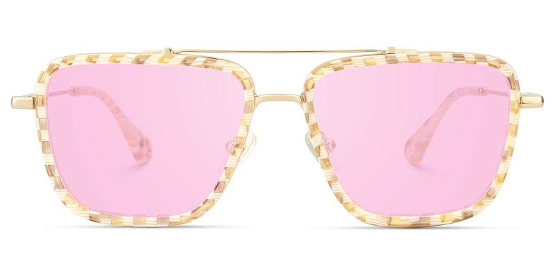 Isla - Aviator Pattern Sunglasses