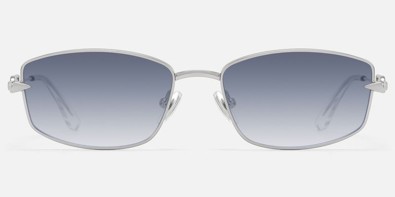 Bladework - Silver Safety Pin Gradient Glasses | Vooglam